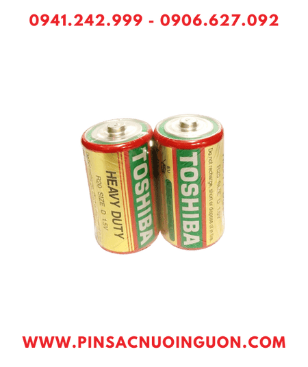 Toshiba R20KG SP-2TGTE-V; Pin đại D 1.5v Toshiba R20KG SP-2TGTE-V Heavy Duty /Gói 2viên