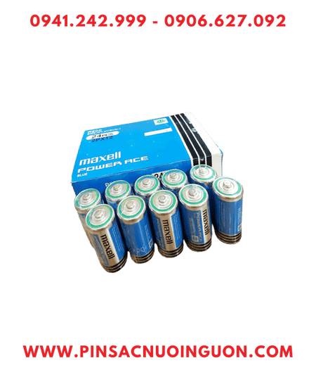COMBO 01Hộp 24viên Pin D 1.5v Maxell Power ACE R20C (Vỏ xanh) chính hãng _Giá chỉ 219.000đ/Hộp