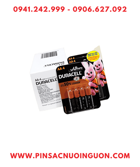COMBO 01Hộp 12vỉ=48viên (Loại vỉ 4 viên) Pin AA 1.5v Duracell MN1500B4 LR6 _Giá chỉ 804.000/HỘP