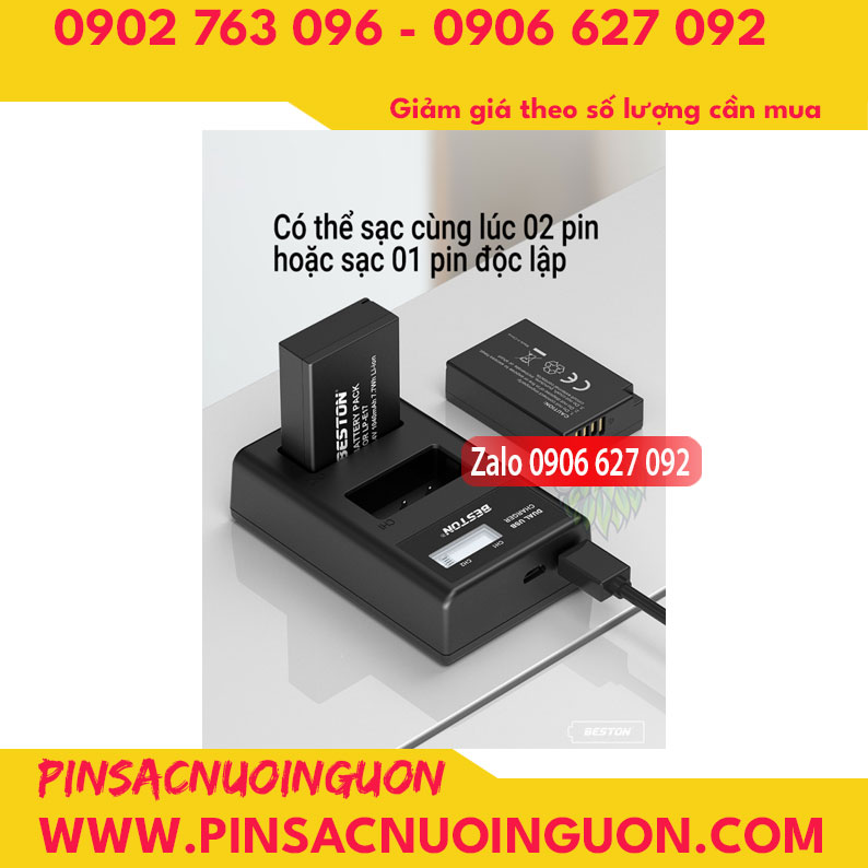 Bộ sạc pin Beston LP-E17 dùng cho các dòng pin LP-E17 của Canon thumb