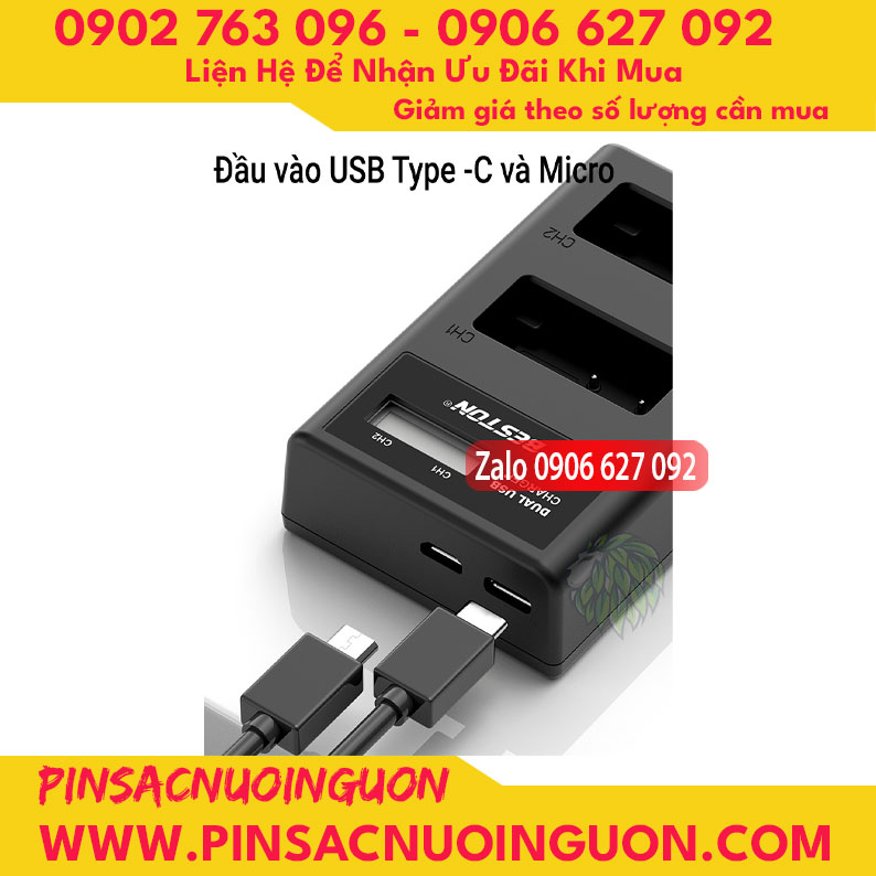 Bộ sạc pin Beston LP-E8 dùng cho các dòng pin LP-E8 của Canon thumb