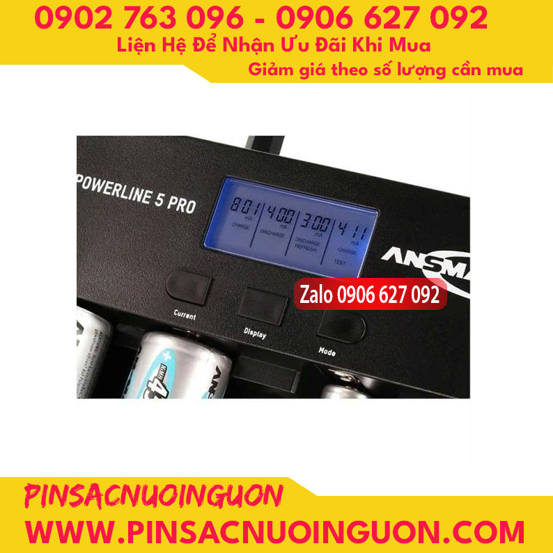Bộ sạc pin POWERLINE 5 Pro ANSMANN – Hàng Nhập Khẩu thumb