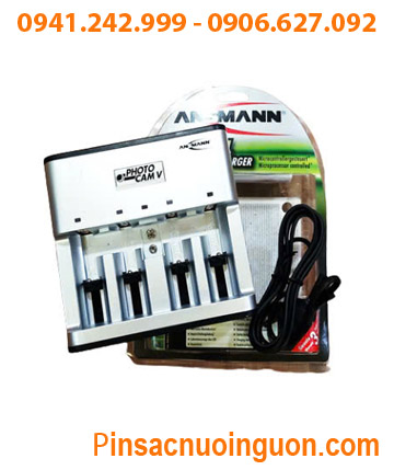 Photocam V; Máy sạc pin AA-AAA-C-D-9V Ansman Photocam V đa năng _ sạc được 1,2,3,4 pin