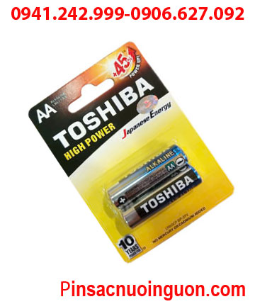 Pin Toshiba LR6GCP BP-2PV; Pin AA 1.5v Alkaline Toshiba LR6GCP BP-2PV chính hãng (Vỉ 2viên)