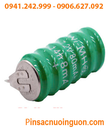 Pin sạc 6v-80mAh(6/V80H); Pin sạc NiMh 6v-80mAh(6/V80H); Pin nuôi nguồn 6v-80mAh(6/V80H)