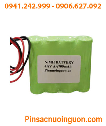Pin sạc 4.8v-AA700mAh, Pin nuôi nguồn PLC NiMh 4.8v-AA700mAh chính hãng |HÀNG CÓ SẲN