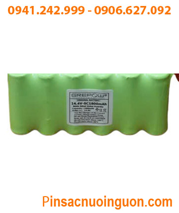 Pin sạc 14.4V-SC1800mAh, Pin nuôi nguồn 14.4V-SC1800mAh, Pin sạc NiMh chất lượng cao GREPOW 14.4V-SC1800mAh
