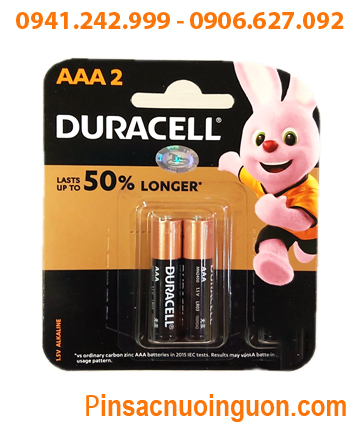 Duracell LR03 MN2400B2, Pin AA 1.5v alkaline Duracell LR03 MN2400B2 (Lasts up to 50% longer) /Vỉ 2viên