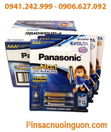 COMBO 01Hộp 12vỉ (24viên) Pin AAA 1.5v Panasonic Evolta LR03EG/2B _Giá chỉ 479.000/Hộp