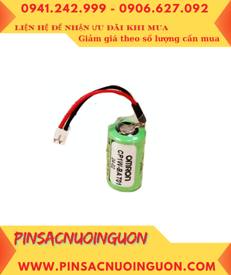 Omron CP1W-BAT01; Pin nuôi nguồn Omron CP1W-BAT01 lithium 3v 1/2AA chính hãng /Xuất xứ NHẬT