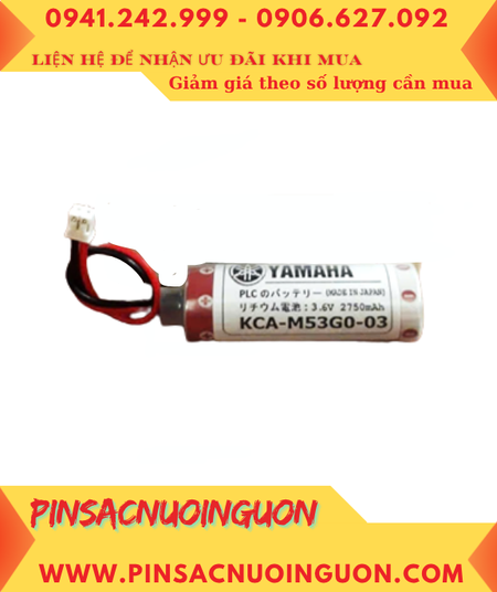Yamaha KCA-M53G0-03, Pin nuôi nguồn PLC Yamaha KCA-M53G0-03 lithium 3.6v 2750mAh, Xuất xứ Nhật