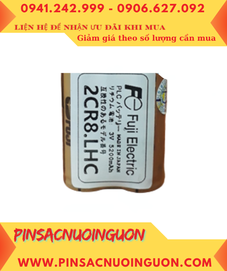 FUJI CR8.LHC (2 viên ghép đôi); Pin nuôi nguồn FUJI CR8.LHC lithium 3v 6000mAh chính hãng, Xuất xứ NHẬT