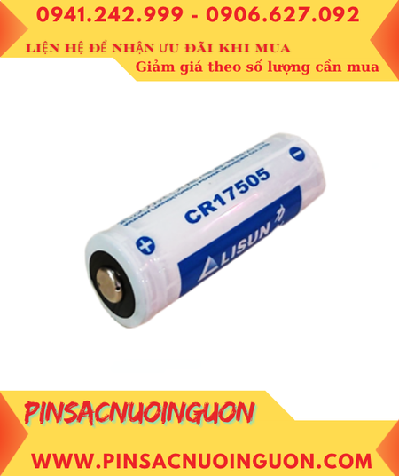 Lisun CR17505, Pin nuôi nguồn PLC Lisun CR17505 lithium manganese 3v 2500mAh chính hãng