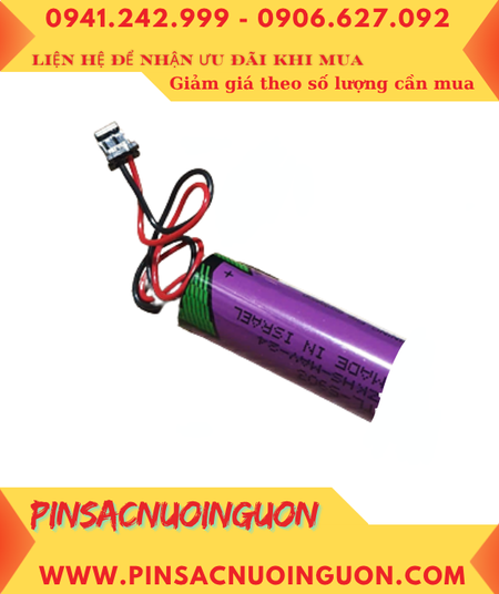 Tadiran TL-5903 (Zắc cắm đen); Pin nuôi nguồn PLC Tadiran TL-5903 LITHIUM 3.6v AA 2400mAh _Made in Israel