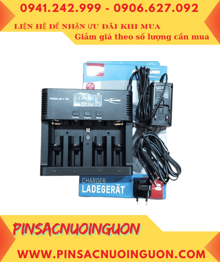 Ansman Powerline 5Pro; Máy sạc Ansman Powerline 5Pro _ Sạc pin AA-AAA-C-D-9v _ LCD _Đo dung lượng pin