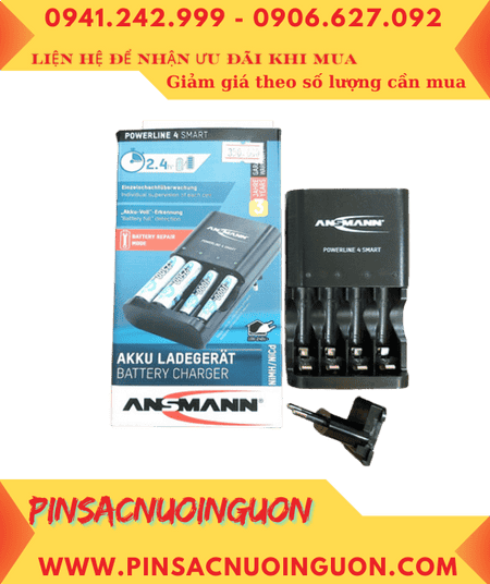 Ansman Powerline 5Pro; Máy sạc Ansman Powerline 5Pro _ Sạc pin AA-AAA-C-D-9v _ LCD _Đo dung lượng pin
