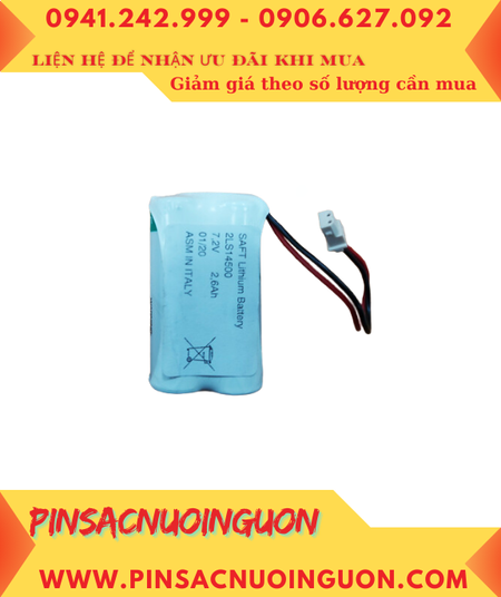 Saft 2LS17500, Pin nuôi nguồn PLC Saft 2LS17500 lithium 3.6v 7200mAh chính hãng _Xuất xứ Pháp