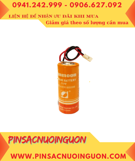 Pin ER18505M _Pin Sunmoon ER18505M; Pin nuôi nguồn Sunmoon ER18505M lithium 3.6v 3200mAh chính hãng
