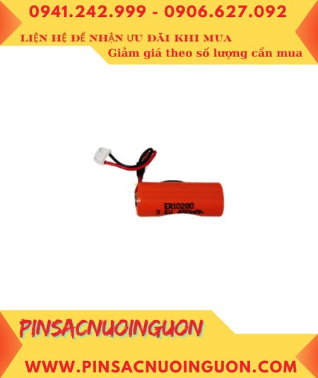 Pin ER10/28 _Pin ER10280; Pin nuôi nguồn ER10280 lithium 3.6v 2/3AAA 450mAh chính hãng