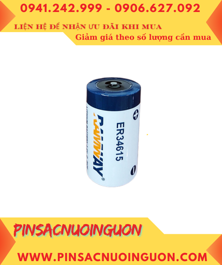 RAMWAY ER34615; Pin nuôi nguồn RAMWAY ER34615 D 19000mAh 3.6v chính hãng