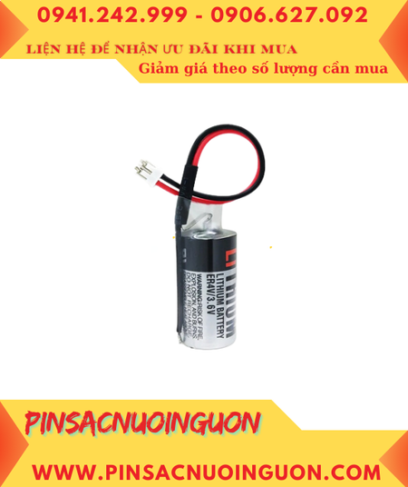 Pin Toshiba ER4V _Pin ER4V _Pin ER14335; Pin nuôi nguồn PLC Toshiba ER4V lithium 3.6v 2/3AA 1200mAh -Xuất xứ Nhật