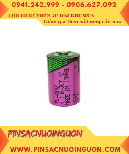 Tadiran TL-4902; Pin nuôi nguồn PLC Tadiran TL-4902 lithium 3.6v 1/2AA 1200mAh _Xuất xứ Israel
