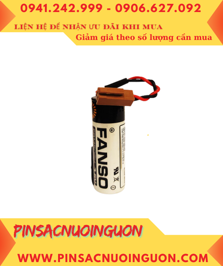 Pin ER14505H _Pin Fanso ER14505H; Pin nuôi nguồn FANSO ER14505H lithium 3.6v AA 2700mAh (zắc nâu)