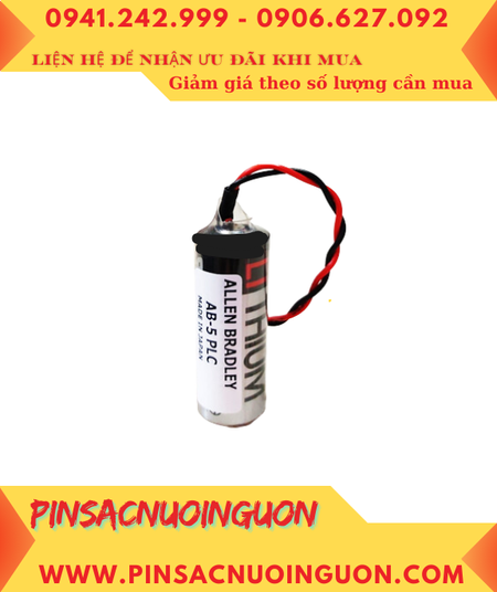 Allen Bradley AB-5PLC; Pin nuôi nguồn Allen Bradley AB-5 PLC lithium 3.6v 2700mAh _Xuất xứ Nhật