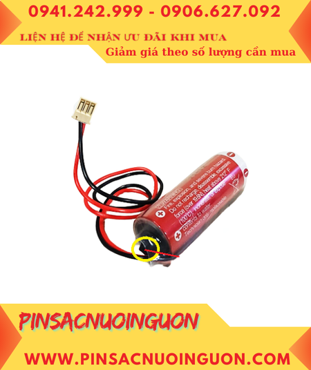 Maxell ER18/50 (Zắc Epson); Pin nuôi nguồn PLC Maxell ER18/50 3.6v 3650mAh Lithium Thionyl Chloride