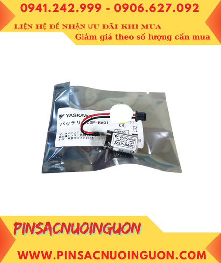 Yaskawa JZSP-BA01; Pin nuôi nguồn Yaskawa JZSP-BA01 lithium 3.6v 1/2AA 1000mAh _Xuất xứ Nhật