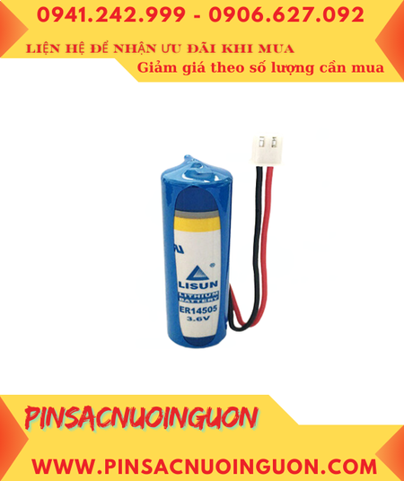 Lisun ER14505; Pin nuôi nguồn Lisun ER14505 lithium 3.6v AA 2600mAh (ZẮC CẮM) chính hãng