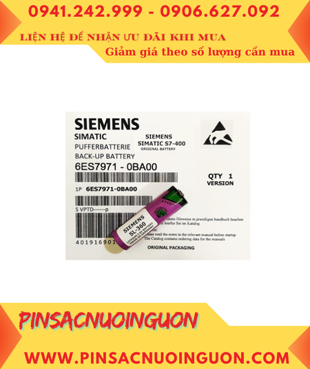 Siemens SL-360; Pin nuôi nguồn Siemens SL-360 lithium 3.6v AA 2400mAh chính hãng _Xuất xứ Đức