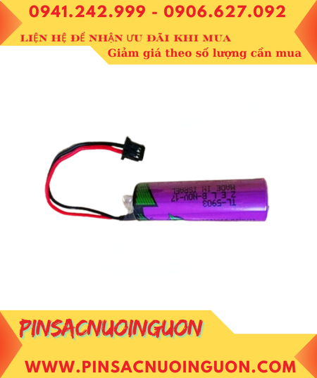 Tadiran TL-5903; Pin nuôi nguồn PLC Tadiran TL-5903 LITHIUM 3.6v AA2400mAh (ZẮC CẮM)_Made in Israel