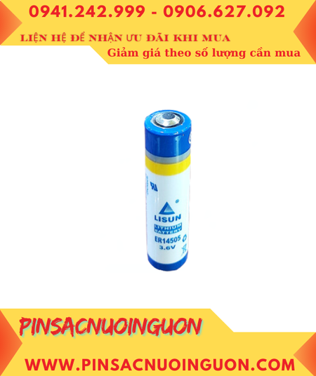 Lisun ER14505; Pin nuôi nguồn Lisun ER14505 lithium 3.6v AA 2600mAh chính hãng