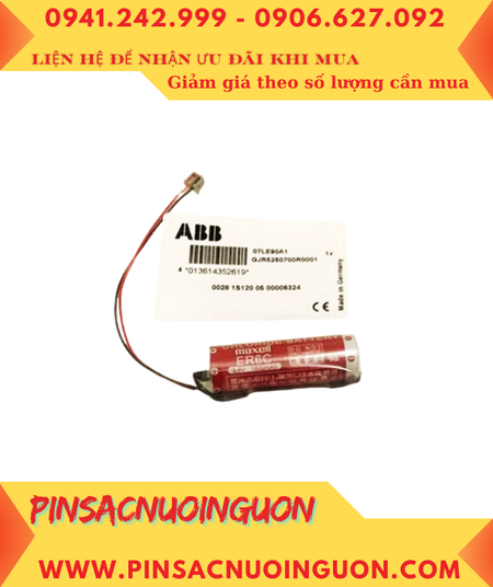ABB GJR5250700R0001 07LE90 Pin nuôi nguồn ABB Robots lithium 3.6v 2750mAh chính hãng /Xuất xứ NHẬT