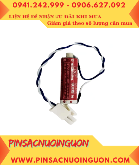 Maxell ER6C (Đầu sứ, zắc PLC); Pin nuôi nguồn PLC Maxell ER6C 3.6v AA1800mAh Lithium Thionyl Chloride