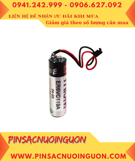 Pin ER6VC119A; Pin nuôi nguồn Mitsubishi ER6VC119A lithium 3.6v AA 2000mAh _Xuất xứ Nhật