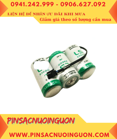 Saft 2LS17500, Pin nuôi nguồn PLC Saft 2LS17500 lithium 3.6v 7200mAh chính hãng _Xuất xứ Pháp