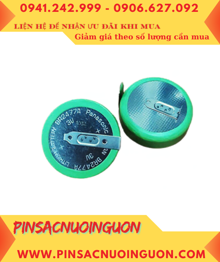 Panasonic BR2477A; Pin CMOS lithium 3.0v Panasonic BR2477A chính hãng (CHÂN THÉP)