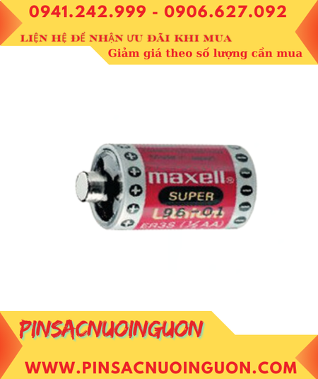 Maxell ER3 Super Lithium; Pin nuôi nguồn PLC Maxell ER3 Super lithium 3.6v 1/2AA 1100mAh _Xuất xứ Nhật