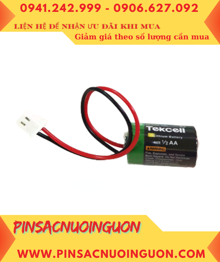 Tekcell SB-AA02; Pin nuôi nguồn PLC Tekcell SB-AA02 lithium 3.6v 1/2AA 1200mAh _Xuất xứ Hàn Quốc
