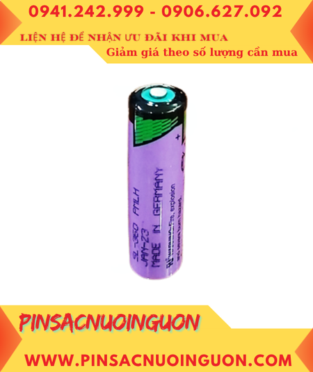Tadiran SL-360; Pin SL-360; Pin nuôi nguồn PLC Tadiran SL-360 lithium 3.6v AA 2400mAh _Xuất xứ ĐỨC