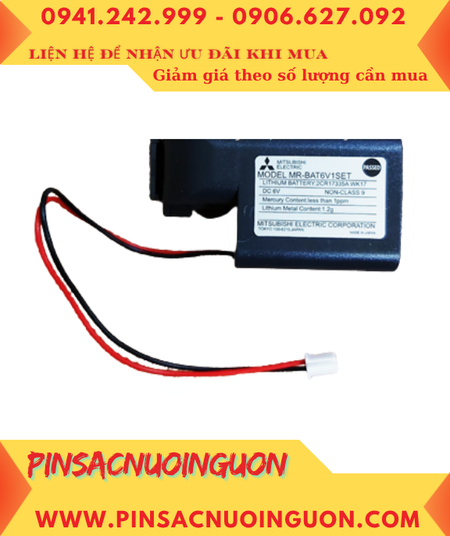 Mitsubishi MR-J4BAT; Pin nuôi nguồn Mitsubishi MR-J4BAT lithium 6v _Xuất xứ Nhật