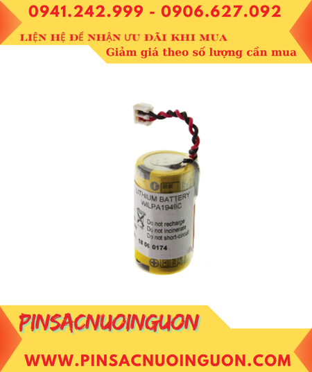 Modicon WILPA1949C _Pin nuôi nguồn Modicon WILPA1949C lithium 3.0v 1200mAh (Xuất xứ Nhật)