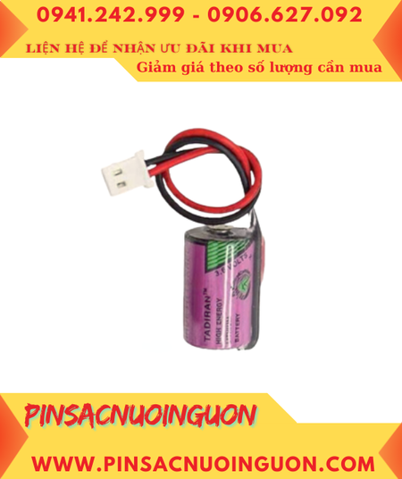 Tadiran TL-2150; Pin nuôi nguồn PLC Tadiran TL-2150 lithium 3.6v 1/2AA 1000mAh _Xuất xứ Israel