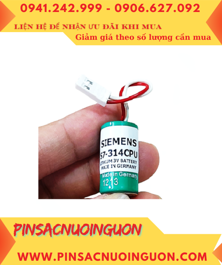 Siemens 143467 _Pin nuôi nguồn Siemens 143467 lithium 3.0v 1/2AA 950mAh _Xuất xứ Đức