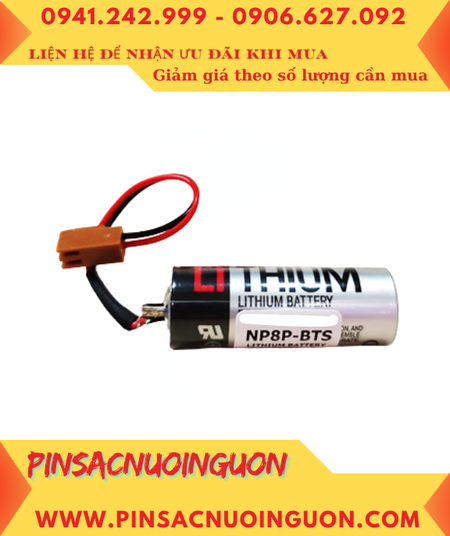 FUJI NP8P-BTS; Pin nuôi nguồn FUJI NP8P-BTS lithium 3.6v AA 2000mAh _Made in Japan