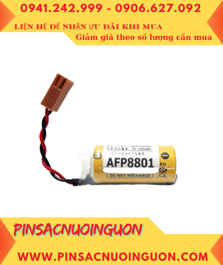 Panasonic AFP8801, Pin nuôi nguồn CNC Panasonic AFP8801 lithium 3V 1200mAh chính hãng/Xuất xứ NHẬT