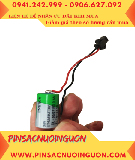 XENO XL-050F (ZẮC ĐEN); Pin nuôi nguồn XENO XL-050F lithium 3.6v 1/2AA 1200mAh _Xuất xứ Hàn Quốc