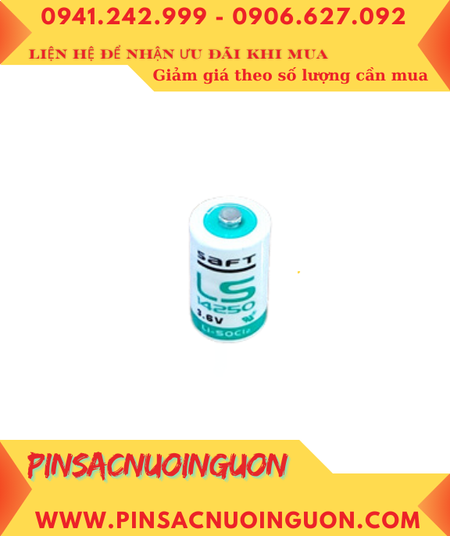 Pin Saft LS14250 _Pin LS14250; Pin nuôi nguồn PLC Saft LS14250 lithium 3.6v 1/2AA 1200mAh _Xuất xứ Pháp